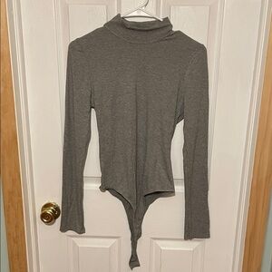 Bozzolo Charcoal Long Sleeve Bodysuit